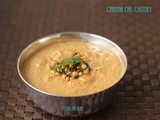 Kadle uddina bele chutney Recipe - Chana dal Chutney - Kadalai Paruppu Chutney