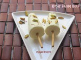 Kesar Badam Kulfi - Home Made Kulfi Recipe