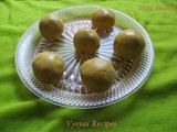 Maa ladoo -  Putnala Laddu - Pottukadalai laddu