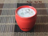 Majjiga (Andhra Spiced Butter Milk) - Neer More - Sambaram recipe
