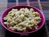 Millets Curd Upma - Millets Perugu Pindi - kuthiraivali thayir Upma