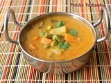 Mixed Vegetable Poricha Kuzhambu - Poricha Kuzhambu