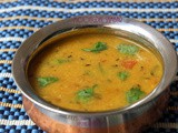 Moong Dal Sambar - Pasi Paruppu Sambar - Tiffin Sambar