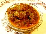 Mushroom Korma - Mushroom Masala -Indian Mushroom recipes -  Side dish for chapathi rice Naan