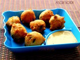 Mysore Bonda - fluffy Ulundu Bonda - Minapa Punugulu