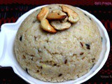 Oats Pongal - Oats Ven Pongal - Oats Pongali