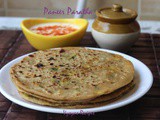 Paneer Paratha - Easy Paneer Paratha - Soft Paneer Paratha