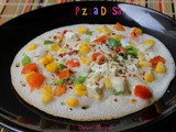 Pizza Dosa - Veg Pizza Dosa - Pizza with Dosa Batter Base