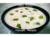 Potato Raita - Aloo Raita - Spicy Aloo Raita