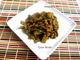 Tindora Sabzi  - Dondakaya vepudu - kovakkai stir fry - thondekai palya