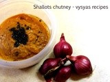 Ulli chammanthi   - Onion chutney- Pearl onion(shallots) chutney - sambar vengaya chutney  for idli dosa