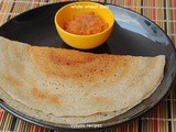 Whole Wheat Dosa Recipe | South Indian Break fast Recipes