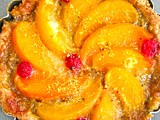 Amaranth and quinoa tart with apricots - Τάρτα από αμάρανθο και κινόα με βερύκοκα