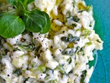 Arugula risotto with basil and lemon - Ριζότο με ρόκα και μασκαρπόνε με βασιλικό και λεμόνι