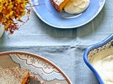 Carrot almond cake with ricotta cream - Κέικ καρότο αμύγδαλo με κρέμα ρικότας