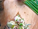 Egg radish salad - Αυγοσαλάτα με ραπανάκια