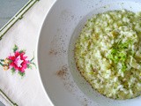 Fennel and brown butter risotto with parsley pesto - Ριζότο με φινόκιο και πέστο μαιντανού