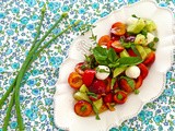 Mirabelle salad- Σαλάτα με κορόμηλα, μοτσαρέλλα και μέντα