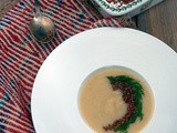 Parsnip soup with buckwheat crispies - Σούπα παστινάκι με crispies από φαγόπυρο