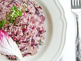 Radicchio risotto - Ρυζότο με ραντίσιο