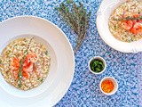 Shrimp & grapefruit risotto - Ριζότο με γαρίδες και γκρειπφρουτ