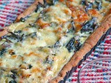 Swiss chard and gryere gluten free tart - Τάρτα (χωρίς γλουτένη) με ιταλικά ραδίκια και γραβιέρα