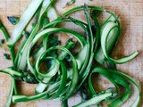 Lemon Asparagus Farinata (Chickpea Flatbread)