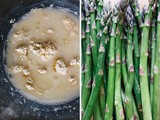 Lemon Asparagus Farinata (Chickpea Flatbread)