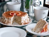 Tiramisu Mille Crêpe à l’Blood Orange & 1 Year of Wandercrushing