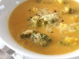 Cheese and broccoli soup