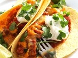 Chorizo scrambled eggs taco