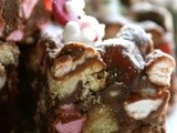 Christmas rocky road squares