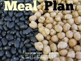 A mainly vegan meal plan for Veganuary - Week 1