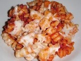 Butternut Squash, Sweet Potato and Goats Cheese Pasta Bake