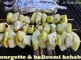 Courgette & Halloumi Kebabs