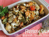 Freekeh Salad with Pomegranate Molasses Dressing - Suma Blogger's Network