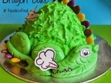 Mint Chocolate Dragon Cake