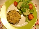 Mushrooms Stuffed with Leek and Cheese