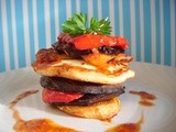 Peri Peri Vegetable and Halloumi Stacks