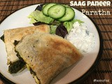 Saag Paneer Parathas