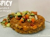 Spicy Vegetable & Bean Burgers