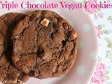 Triple Chocolate Vegan Cookies - Suma Bloggers' Network