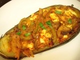 Turkish-Style Stuffed Aubergines/Eggplants