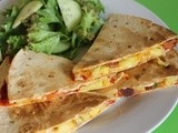 Vegetarian 'Hawaiian' Quesadillas