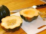 Acorn Squash Stuffed with Moroccan Candy Cap Filling