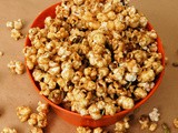 Pumpkin Spice Caramel Popcorn and Pepitas