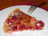 Snowy Cranberry Almond Tart