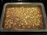 Chewy Toffee Almond Bars