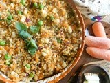 Spicy Bulgur Pilaf /Dalia khichadi /Rava Godumai upma