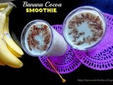 Banana Cocoa smoothie | Banana Cocoa (innovative)Lassi,Indian style smoothie